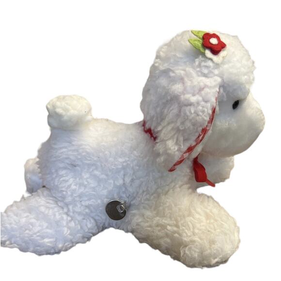 VTG EDEN 9" Stuffed Plush MARY HAD A LITTLE LAMB Music Wind Up Head Moves Easter - Picture 1 of 8